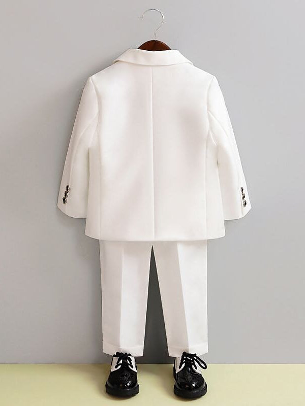 Ensemble Costume et Blazer pour Garçon, Chemise et Pantalon à Manches Longues, 3 à 7 Ans, 5 Roots, Ensembles de Costumes de Mariage pour Garçon