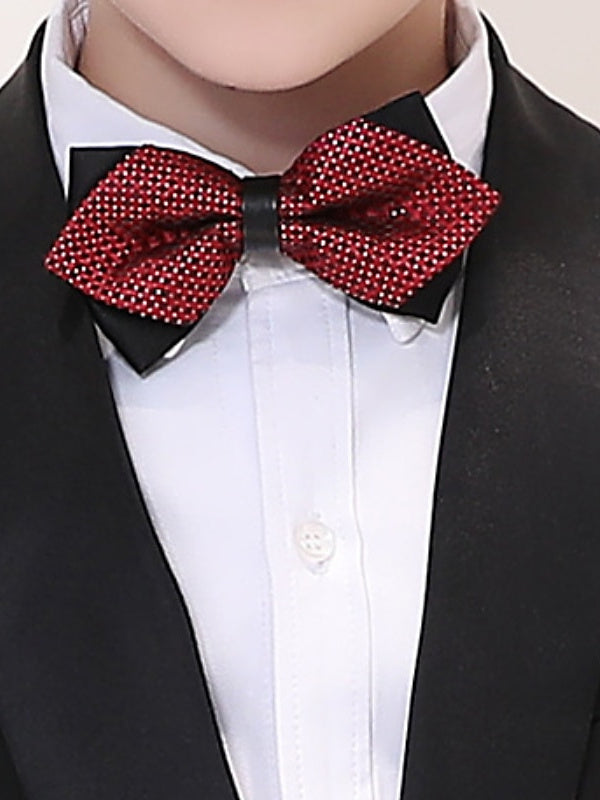 Ensemble Blazer et Pantalon pour Garçon Ensemble Formel Tenue à Manches Longues 5 Pièces 3-13 Ans Ensembles de Costumes de Mariage pour Garçon