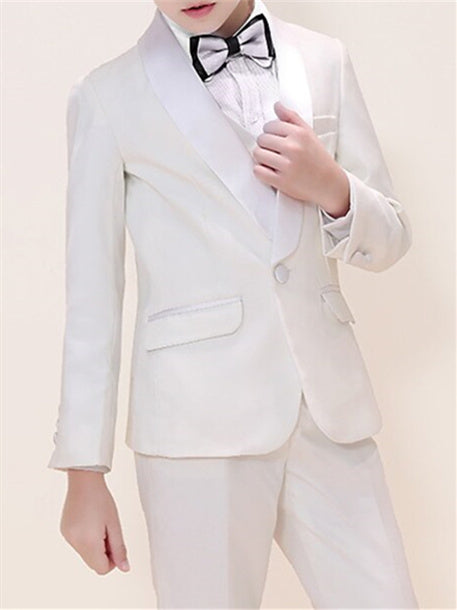 Ensemble Blazer et Pantalon pour Garçon Ensemble Formel Tenue à Manches Longues 5 Pièces 3-13 Ans Ensembles de Costumes de Mariage pour Garçon