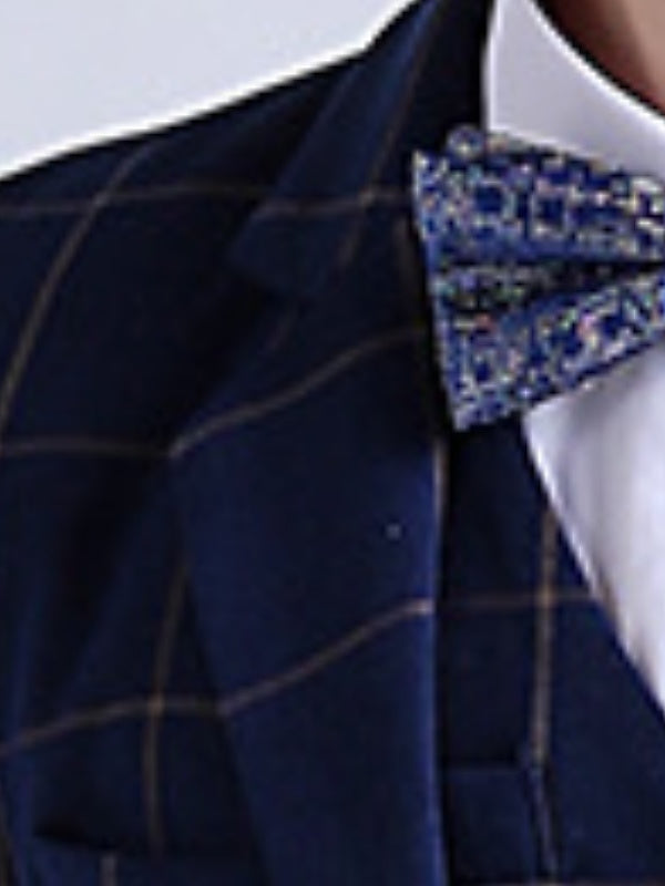 Ensemble de Vêtements pour Garçons, Costume et Blazer, 3 Pièces, Ensembles de Costumes de Mariage à Manches Longues