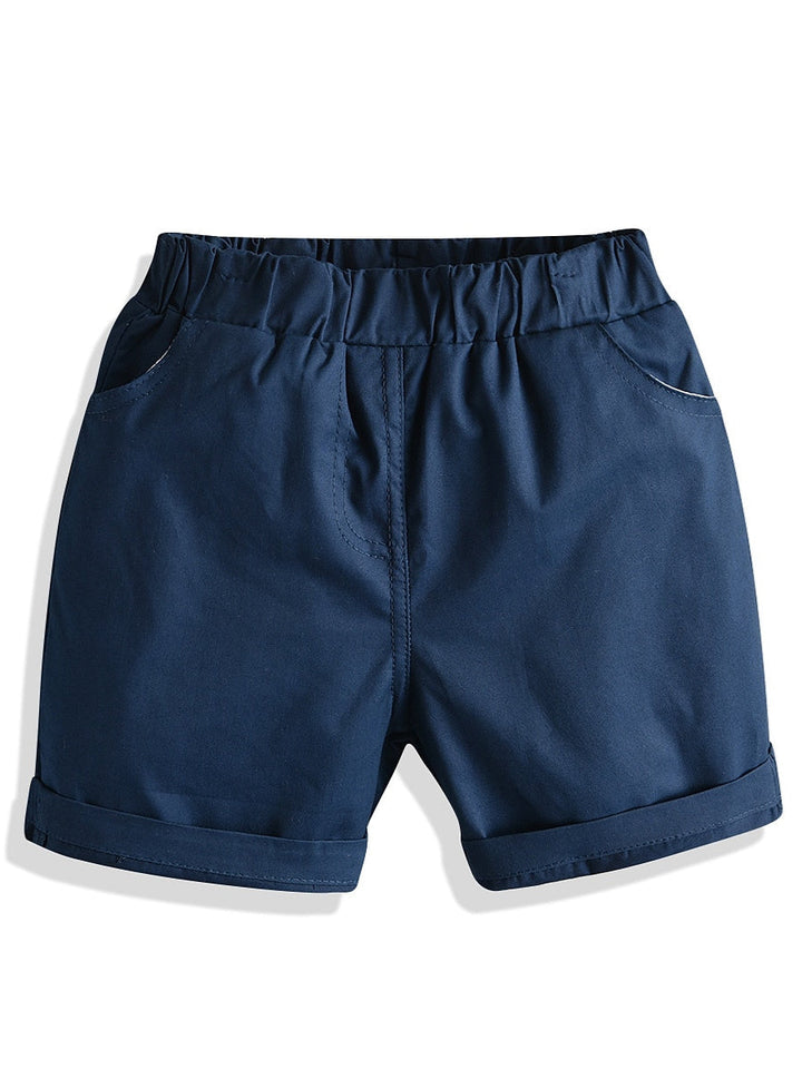 Ensemble de Vêtements de Costume et de Blazer pour Garçons à Manches Courtes Ensembles de Costumes de Mariage de Base pour Tout-Petits D'Été