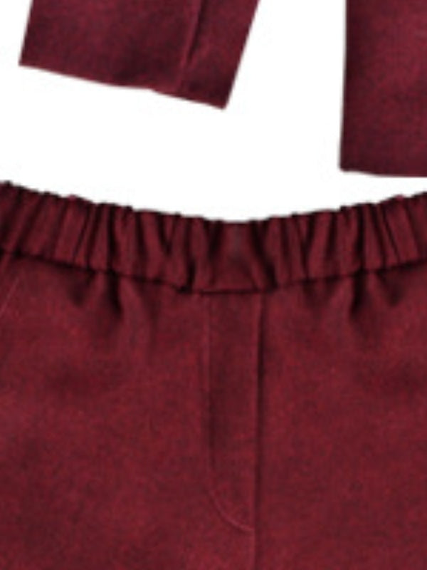 Ensemble de Vêtements pour Garçons, Costume et Blazer, 3 Pièces, Débardeur, Pantalon, Manches Longues, Ensembles de Costume de Mariage