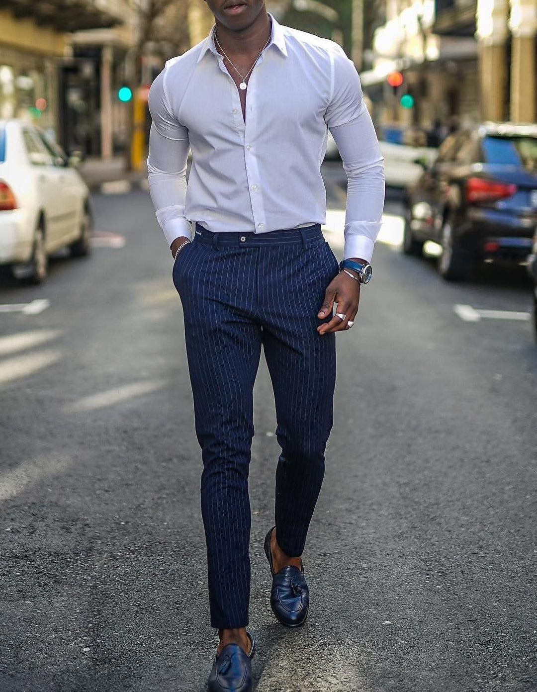 Chemise Blanche pour Homme, Coupe Standard, Manches Longues, Couleur Unie, Mélange de Coton