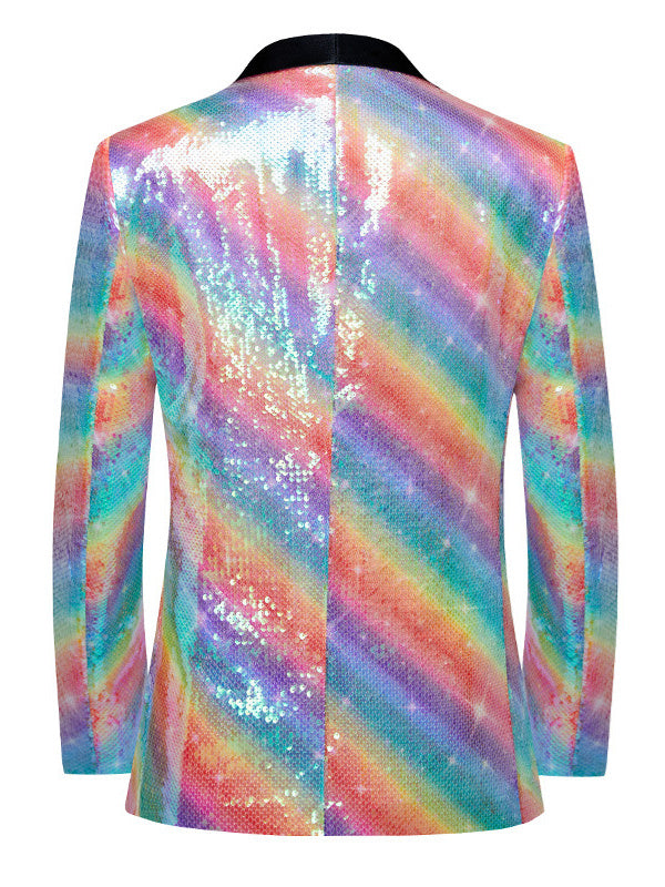 Costumes de Mariage en Polyester à Un Bouton et à Col Châle pour Hommes, Coupe Ajustée