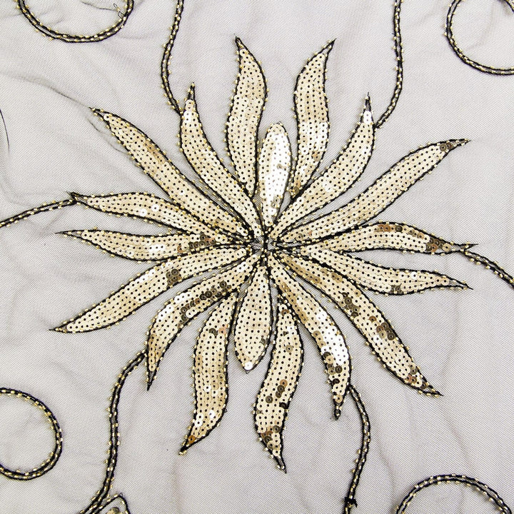 Robe Vintage à Franges et Paillettes pour Femme