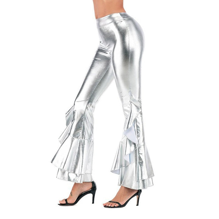 Pantalon Cloche de Couleur Unie Style Hip-Pop