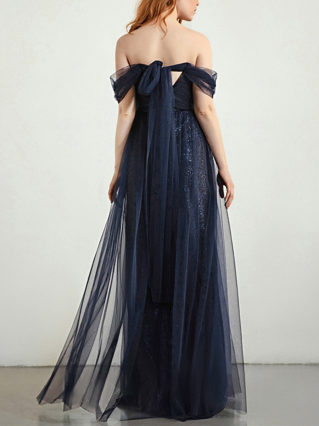 Robe de Soirée Trapèze/Princesse Sans Bretelles, Décolleté en Cœur, Longueur Au Sol