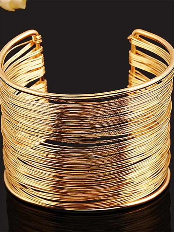 Accessoires de Danse Du Ventre Bracelets Creux Épissage de Couleur Pure Performance pour Femmes