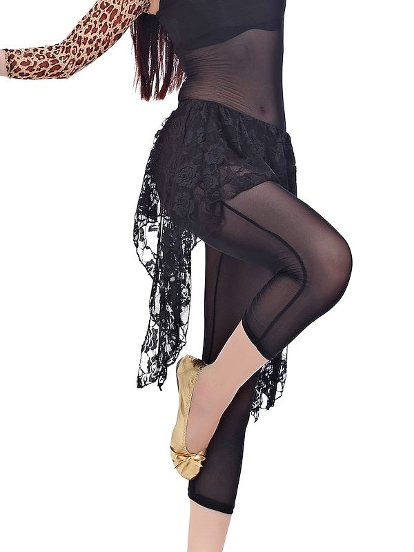 Foulard de Danse Du Ventre en Dentelle pour Femme, en Mousseline de Soie, pour Entraînement