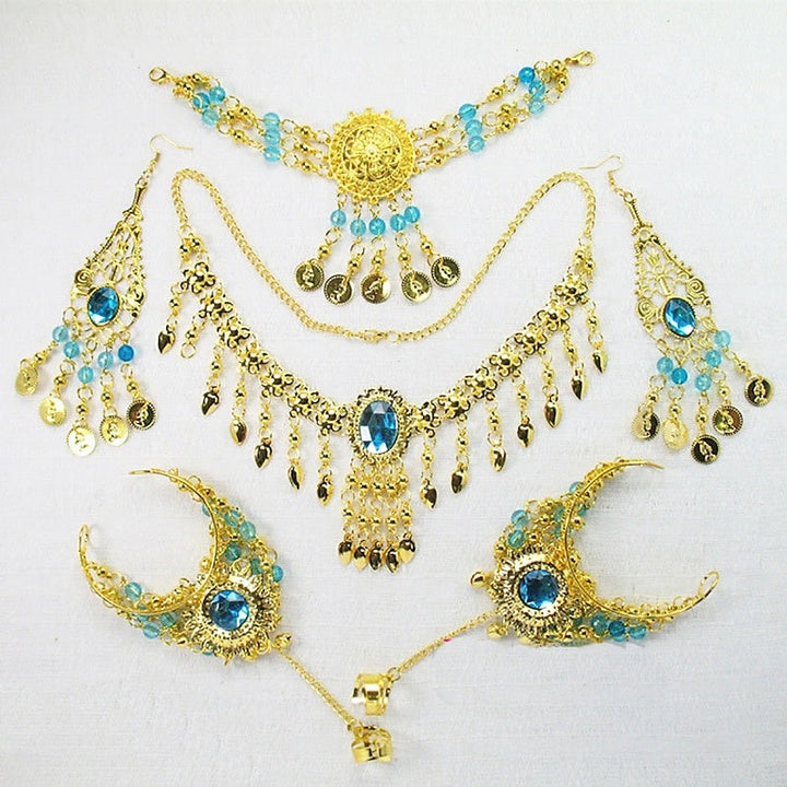 Coiffes de Danse Du Ventre Collier en Métal pour Femme