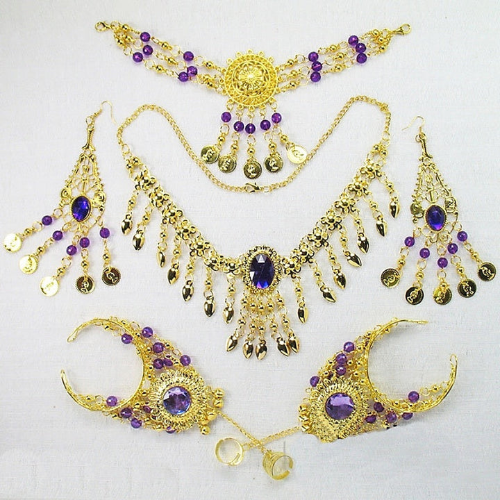 Coiffes de Danse Du Ventre Collier en Métal pour Femme