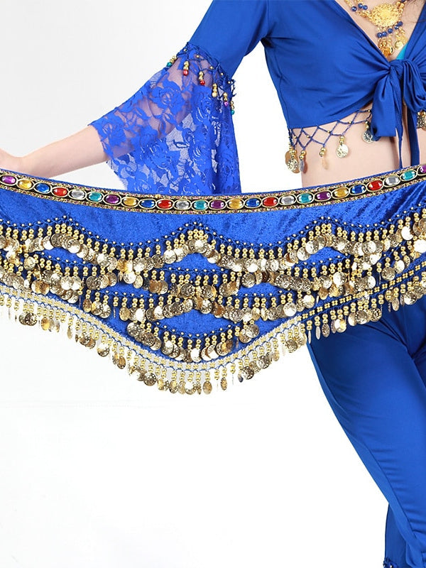 Accessoires de Danse Foulards de Hanche Entraînement pour Femmes Polyester