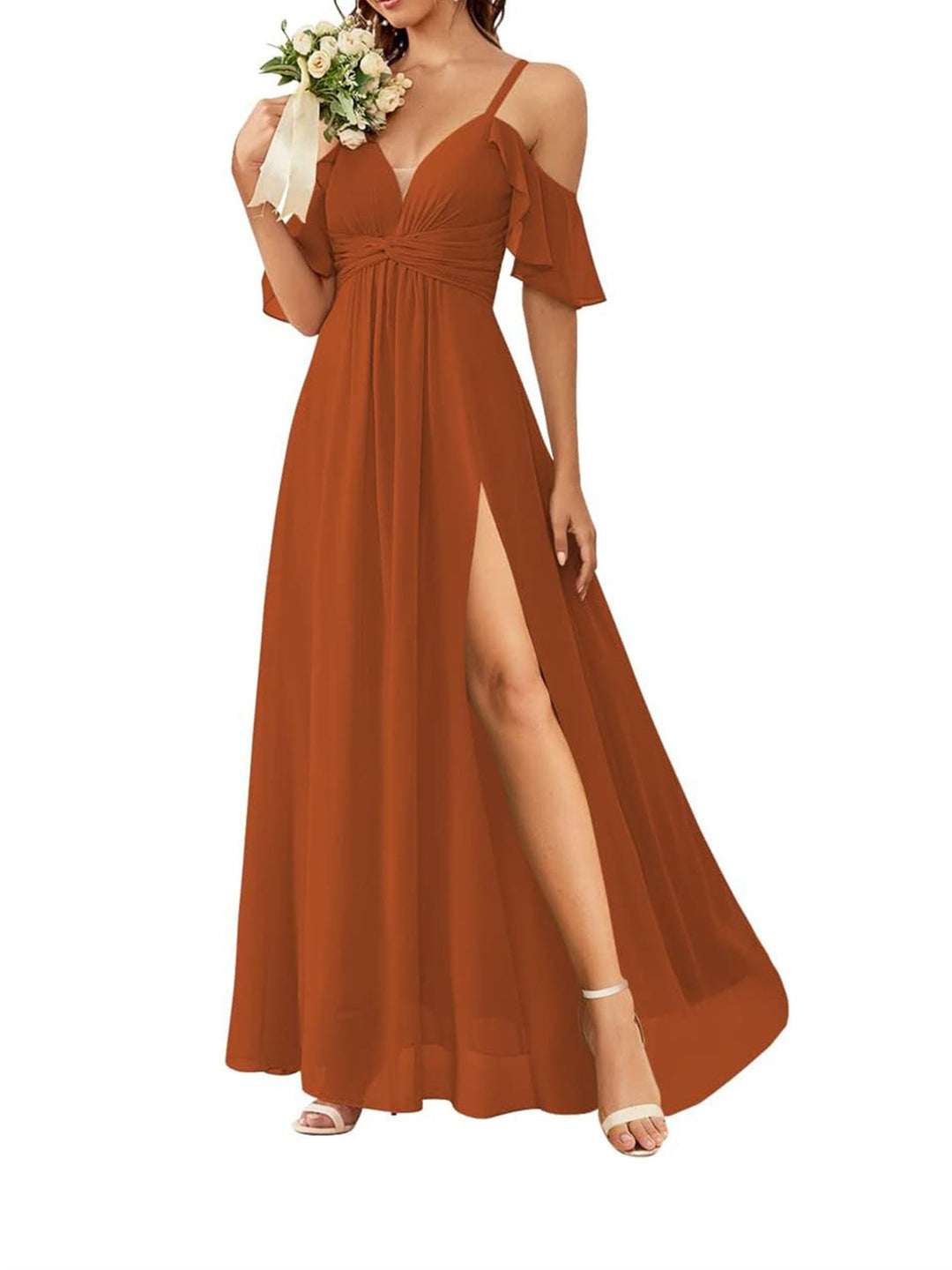 Ligne A/Princesse Hors de l'épaule La Longueur du Sol Robes de Demoiselle d'Honneur avec Poches