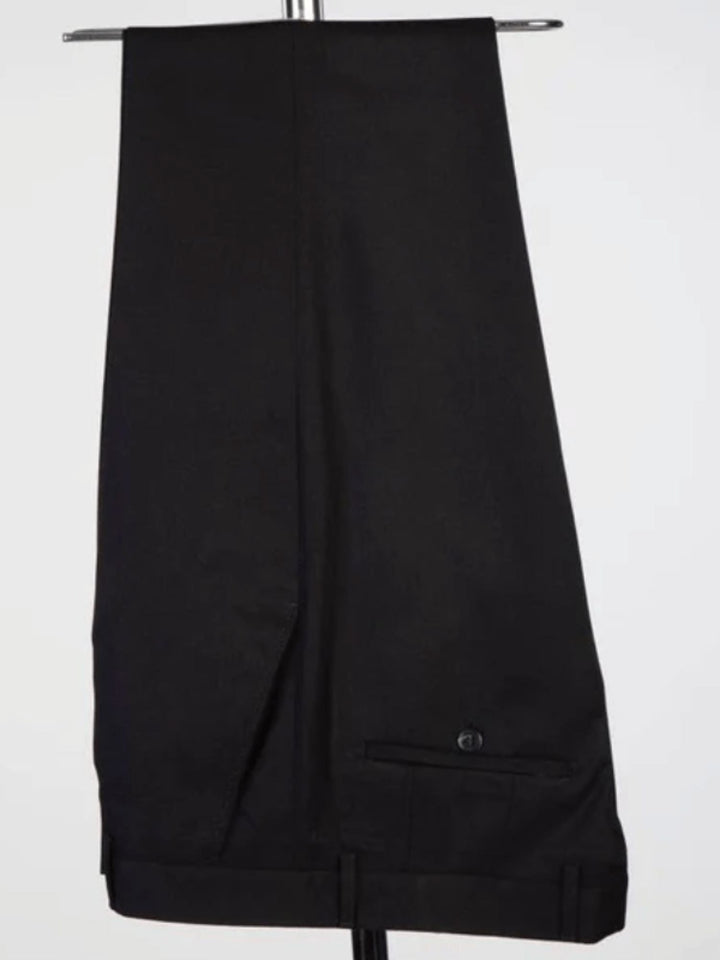 Blazer Croisé 2 Pièces pour Homme, Coupe Ajustée, Perles Noires, Paillettes, Costumes Élégants pour Halloween