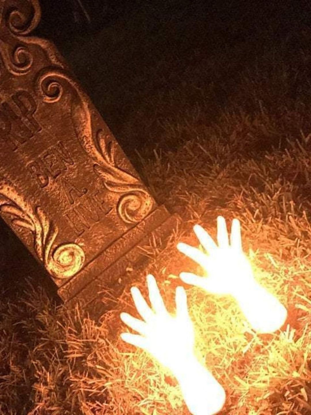 Lumières Lumineuses à Main de Zombie Alimentées à L'Énergie Solaire Accessoires de Décoration D'Horreur D'Halloween