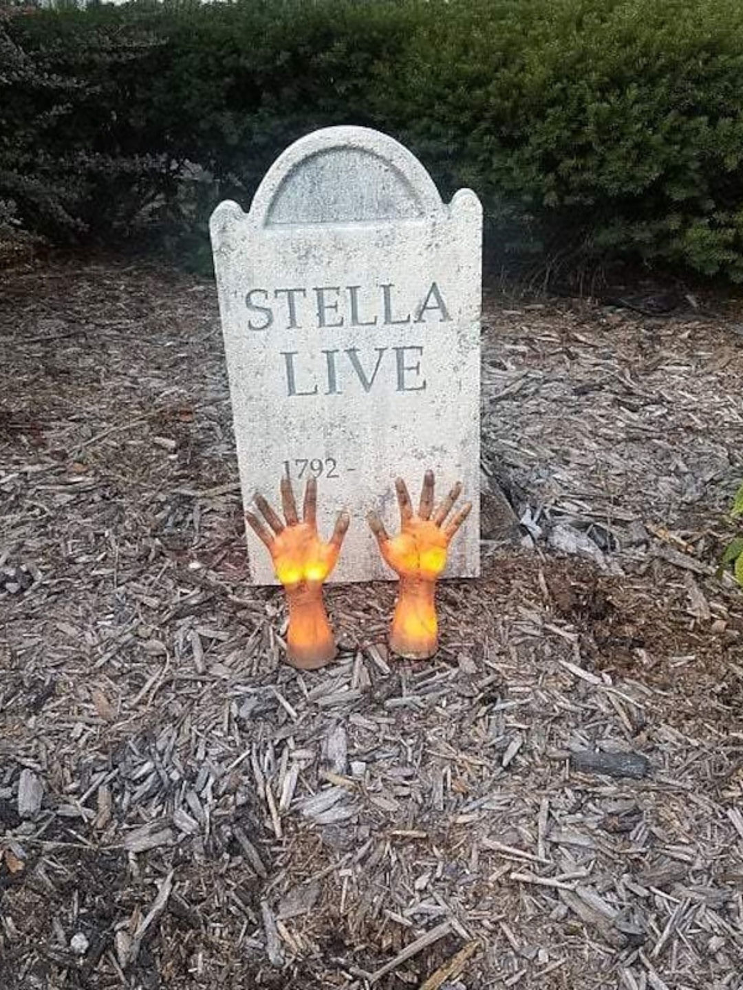 Lumières Lumineuses à Main de Zombie Alimentées à L'Énergie Solaire Accessoires de Décoration D'Horreur D'Halloween