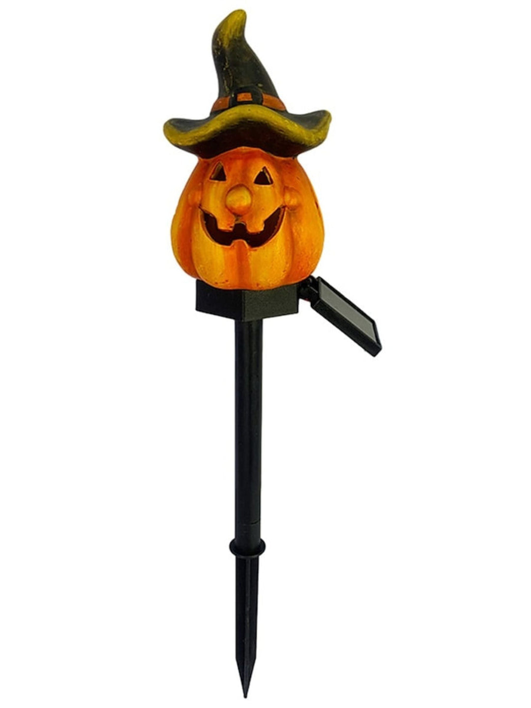 Lanterne Décorative à Insérer Au Sol de la Pelouse en Forme de Citrouille Solaire D'Halloween