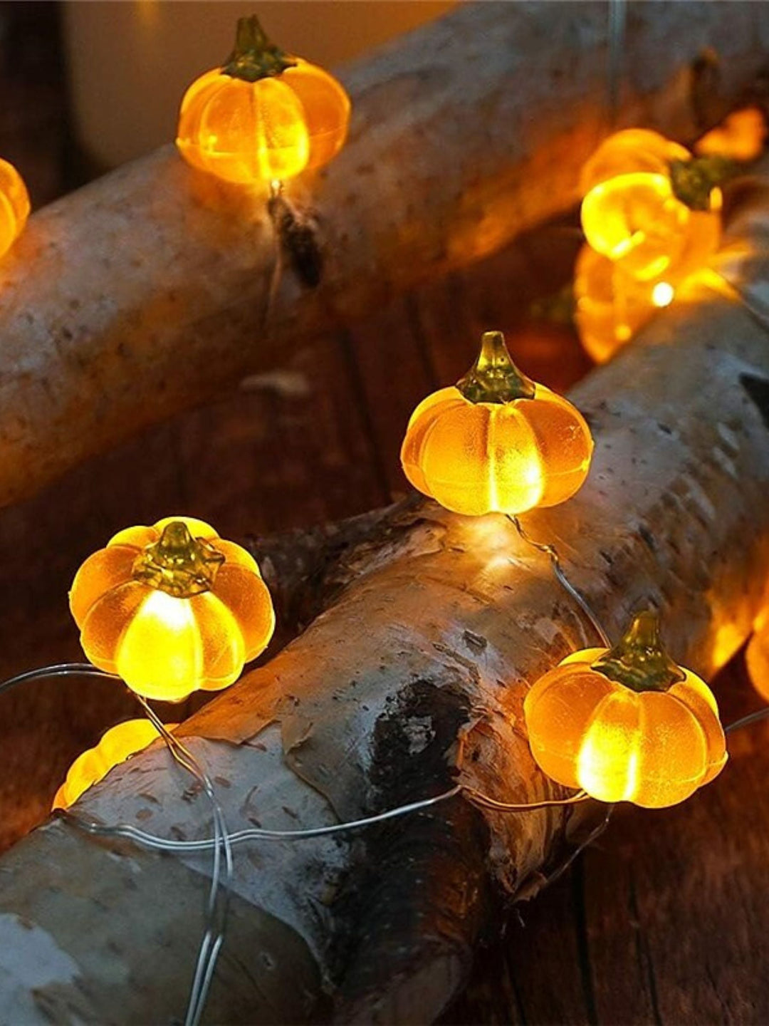 Guirlande Lumineuse led 3D en Forme de Citrouille pour Halloween