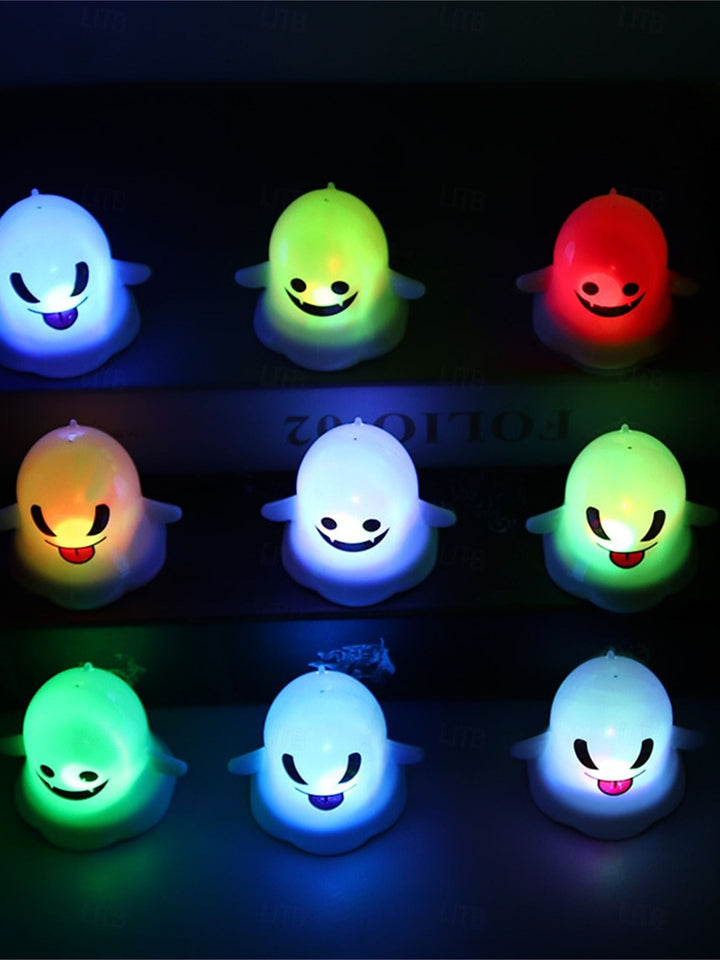 Lumières Décoratives Fantômes pour Fête à Thème Effrayante D'Halloween