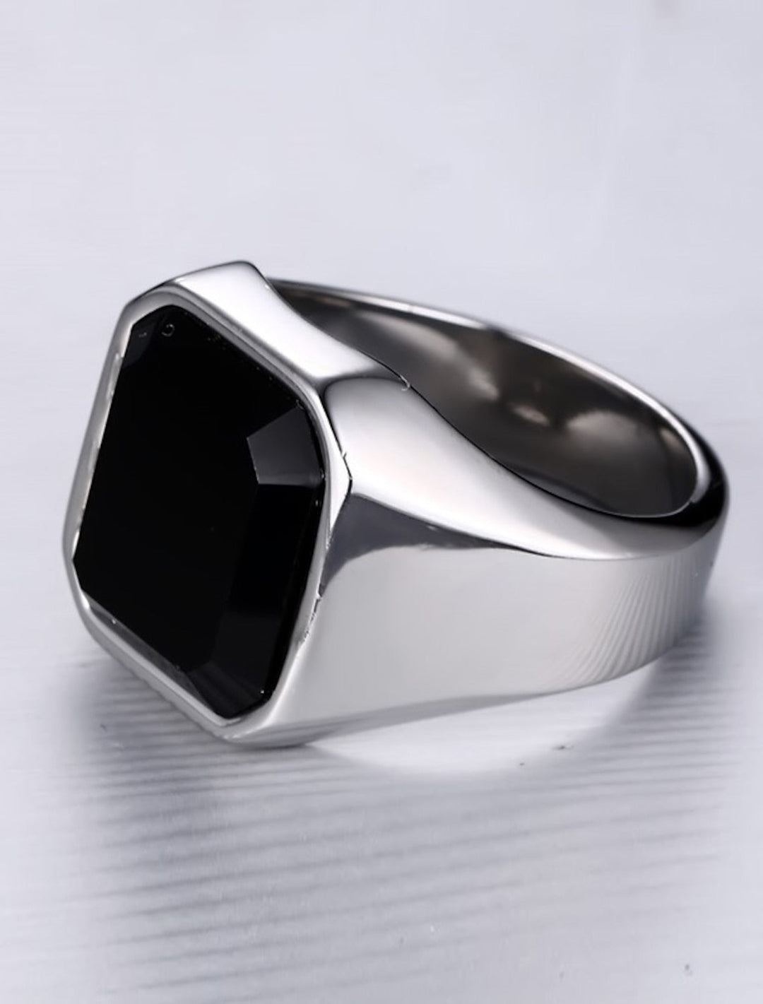 Bagues Décontractées Pour Hommes à Taille Émeraude