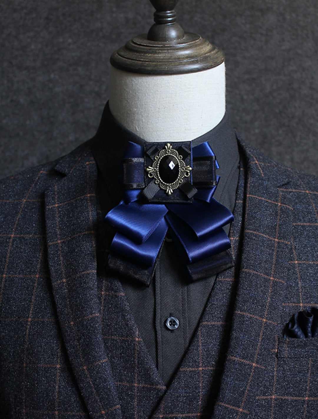 Noeud Papillon Pour Homme Couleur Unie Noir Jaune Rouge Avec Strass