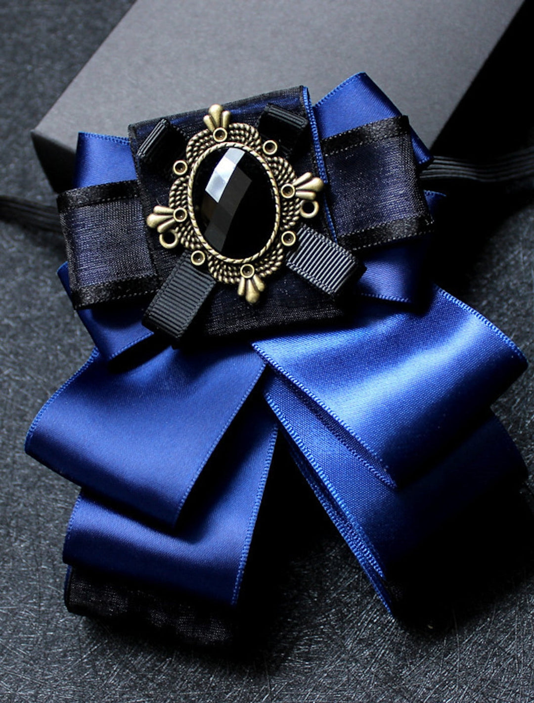 Noeud Papillon Pour Homme Couleur Unie Noir Jaune Rouge Avec Strass