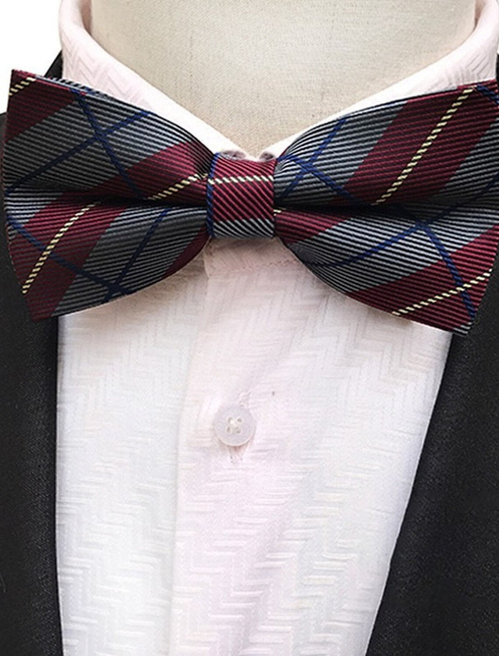 Noeud Papillon Homme Fête Travail Jacquard Soirée Formelle