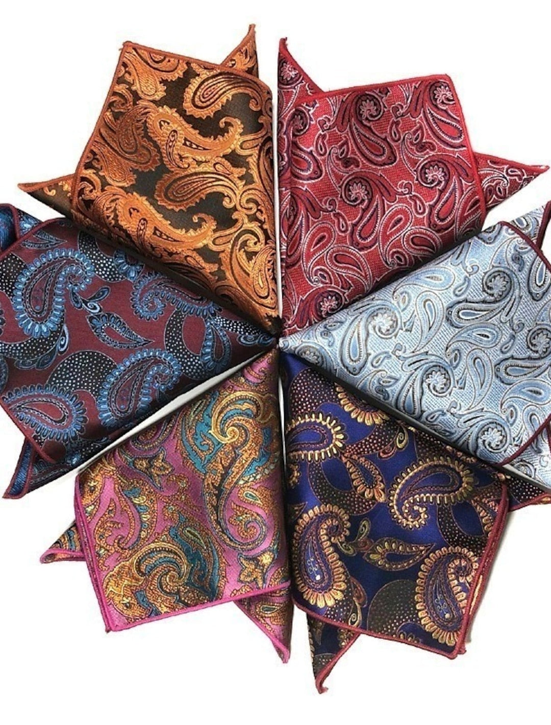 Cravates Jacquard Pour Hommes Pochettes De Costume Travail Mariage Gentleman