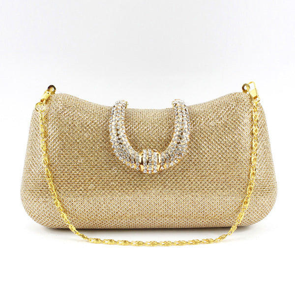 Portefeuilles et Accessoires à Paillettes Scintillantes avec Chaîne en Cristal/Strass