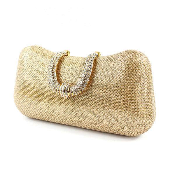 Portefeuilles et Accessoires à Paillettes Scintillantes avec Chaîne en Cristal/Strass