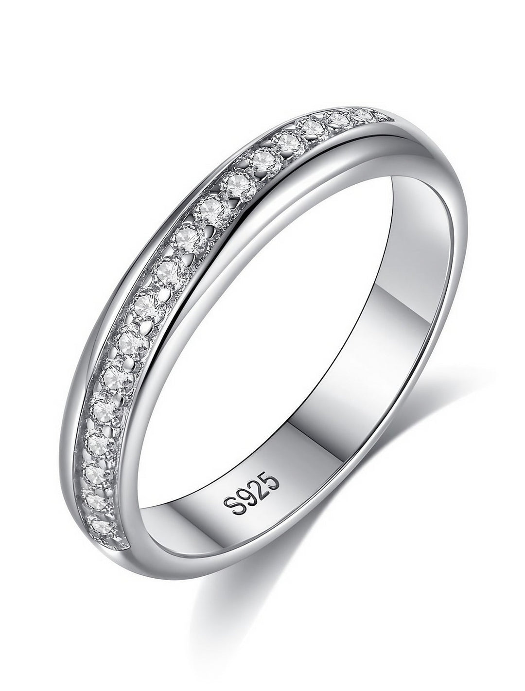 Bague De Mariage Classique En Argent Sterling S925, Précieuse, Élégante Et Simple