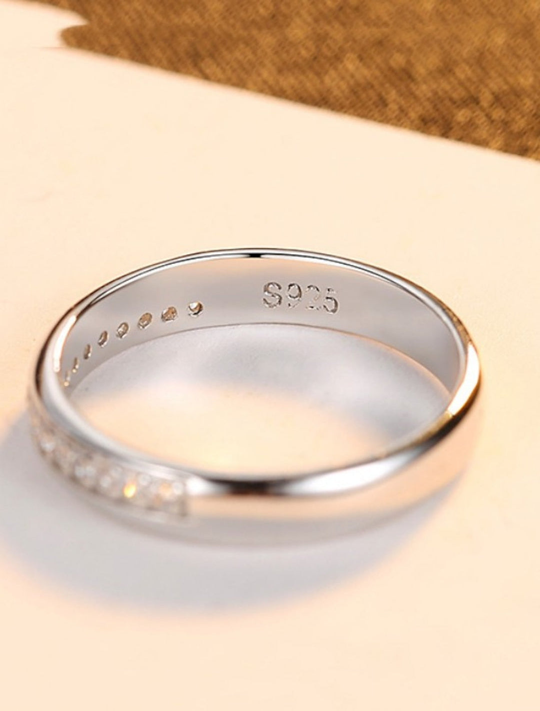 Bague De Mariage Classique En Argent Sterling S925, Précieuse, Élégante Et Simple