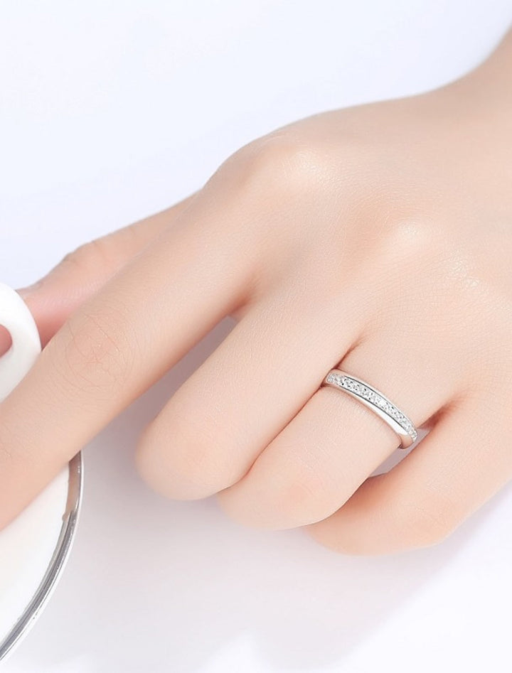 Bague De Mariage Classique En Argent Sterling S925, Précieuse, Élégante Et Simple