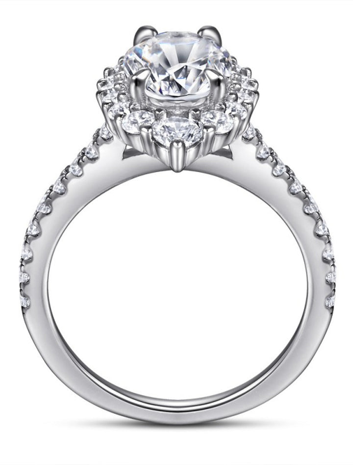 Alliance De Mariage De Style Vintage En Argent Sterling S925, Précieuse Et Vintage Française