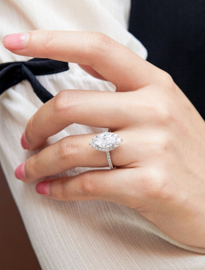 Alliance De Mariage De Style Vintage En Argent Sterling S925, Précieuse Et Vintage Française