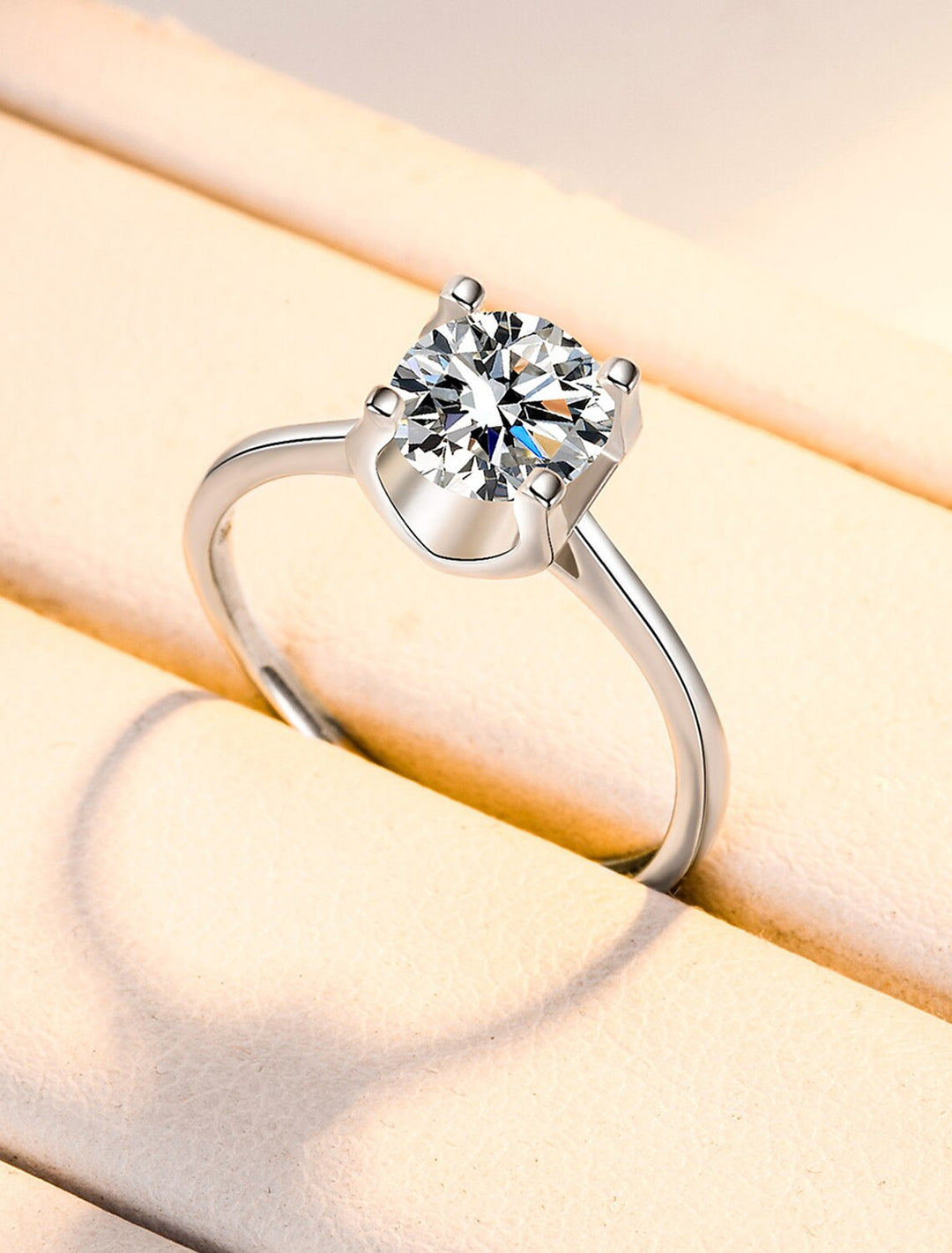 Bague De Mariage Géométrique En Argent Avec Strass En Argent Sterling S925, Élégante, Simple Et Luxueuse