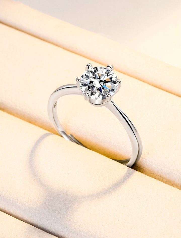 Bague De Mariage Géométrique En Argent Avec Strass En Argent Sterling S925, Élégante, Simple Et Luxueuse