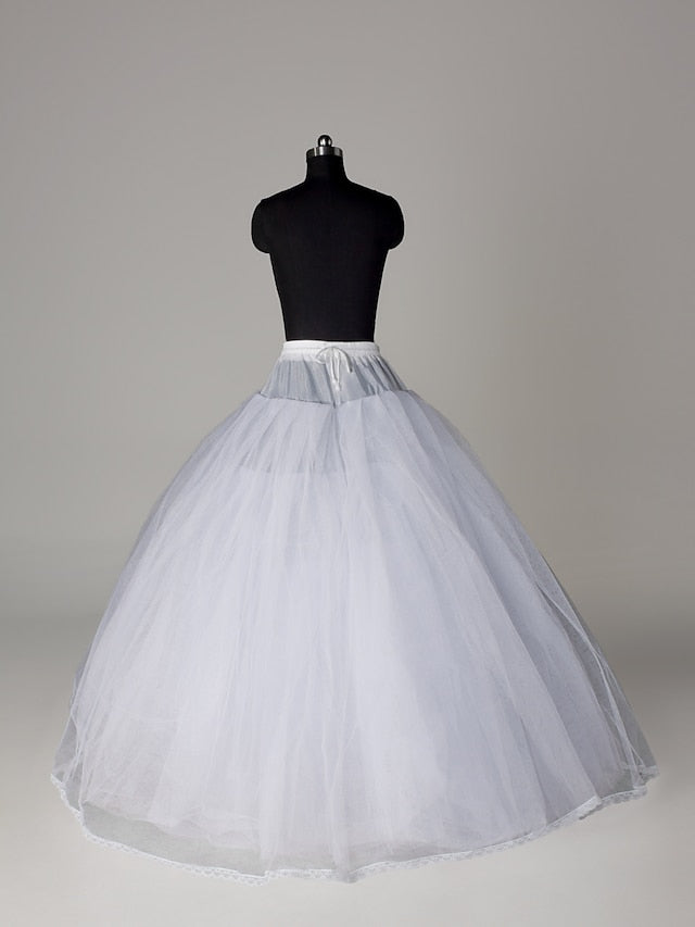 Jupons de Mariage/Occasion Spéciale en Tulle Longueur Au Sol pour Robe de Bal