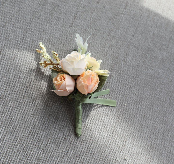 Fleurs De Poignet De Mariage Boutonnières Fleur Artificielle Moderne Contemporain