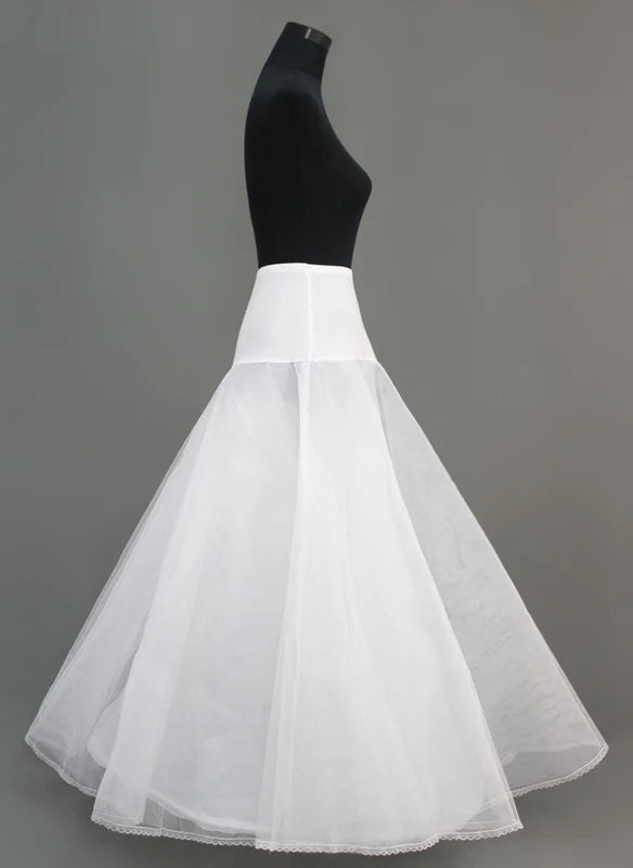 Jupon en Filet de Nylon/Tulle à 2 Étages pour Femme