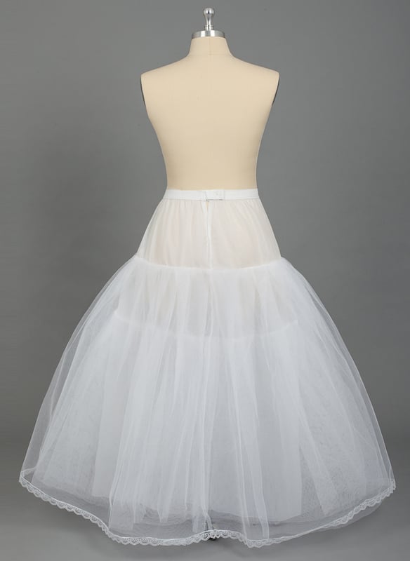 Jupons en Filet de Nylon/Tulle à 4 Niveaux pour Robe de Bal, Grande Taille