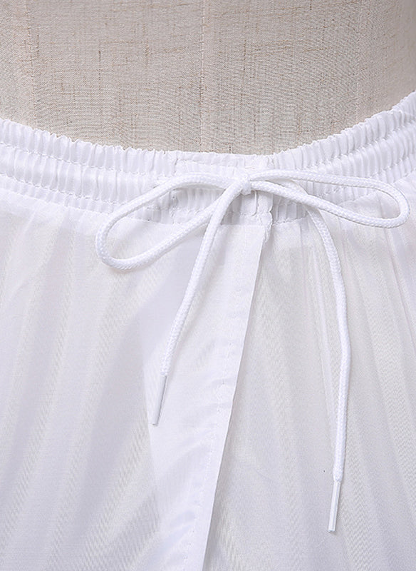 Jupon de Bal en Polyester à 2 Étages, Longueur Au Sol