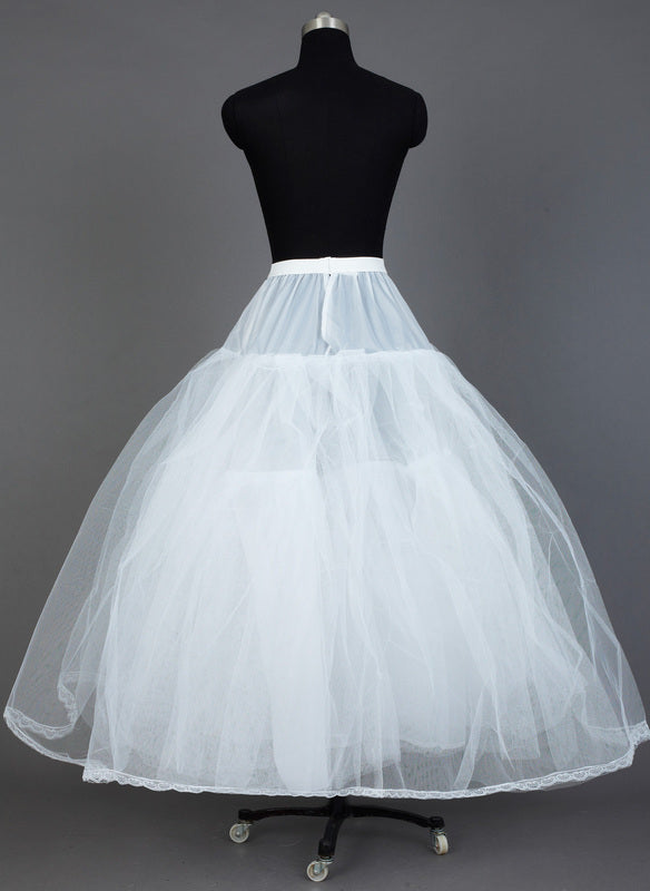 Jupons à 3 Étages en Taffetas/Tulle pour Robe de Bal