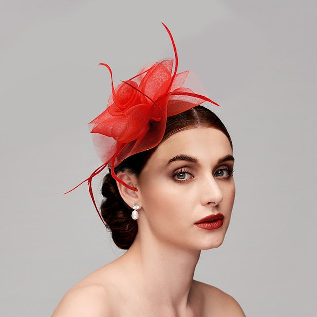 Fascinateurs pour Femmes pour Fête, Mariage, Occasion Spéciale avec Plumes