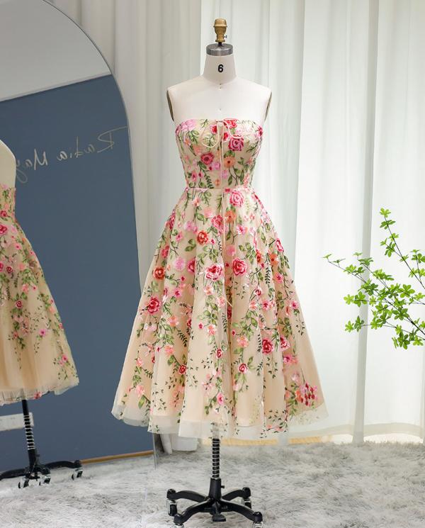 Robe de Soirée Longue Formelle à Manches Longues et Col en V, Coupe Princesse, Longueur Au Sol