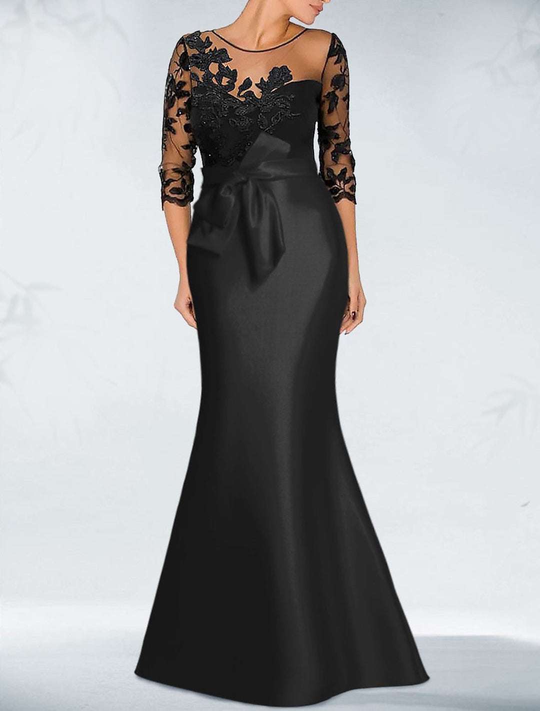 Robe de Bal Longue Au Sol, Forme Sirène Ou Trompette