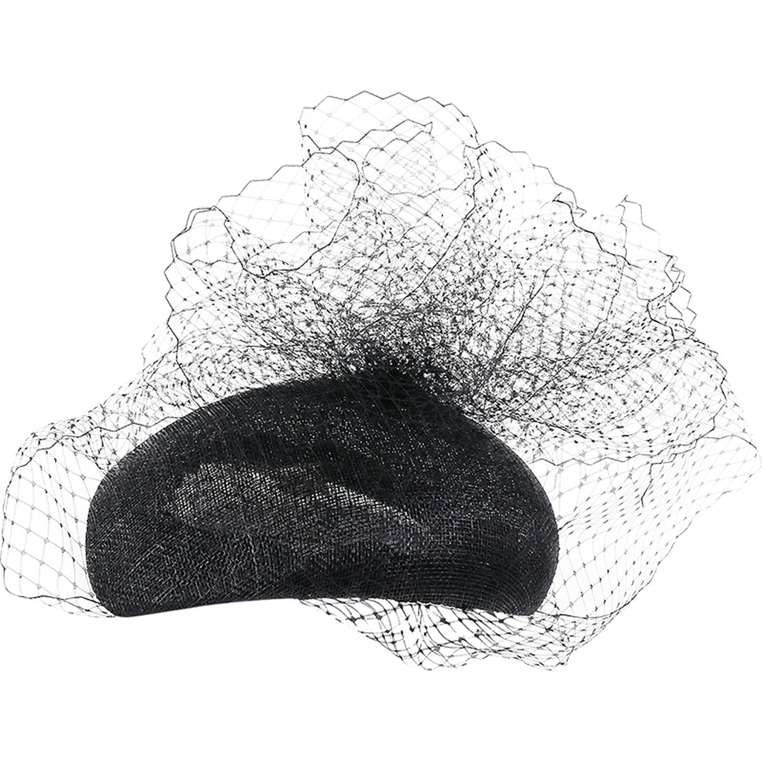 Fascinators Mariage en Lin avec Coiffe à Fleurs