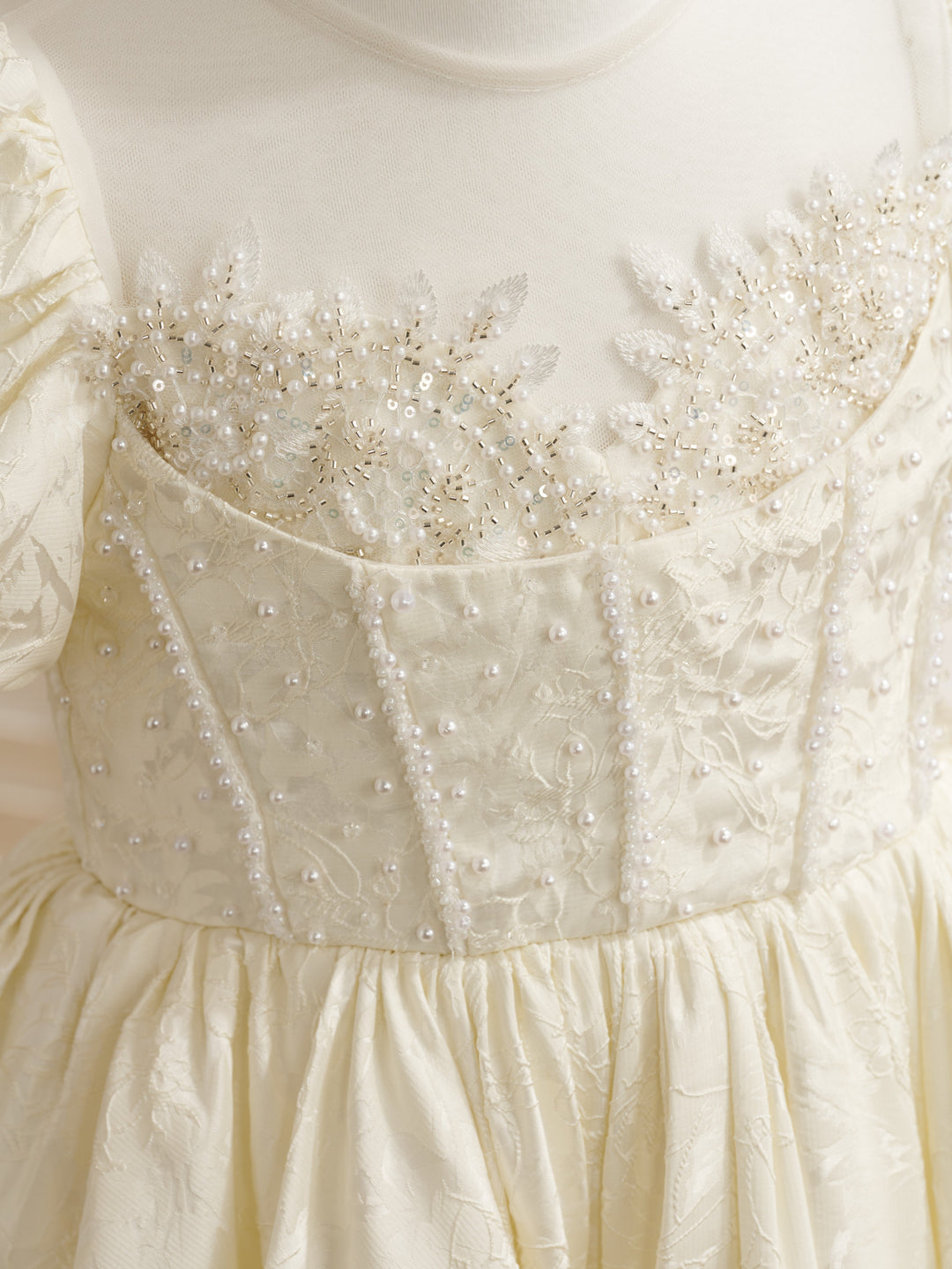 Robe de Bal Princesse pour Fille à Fleurs