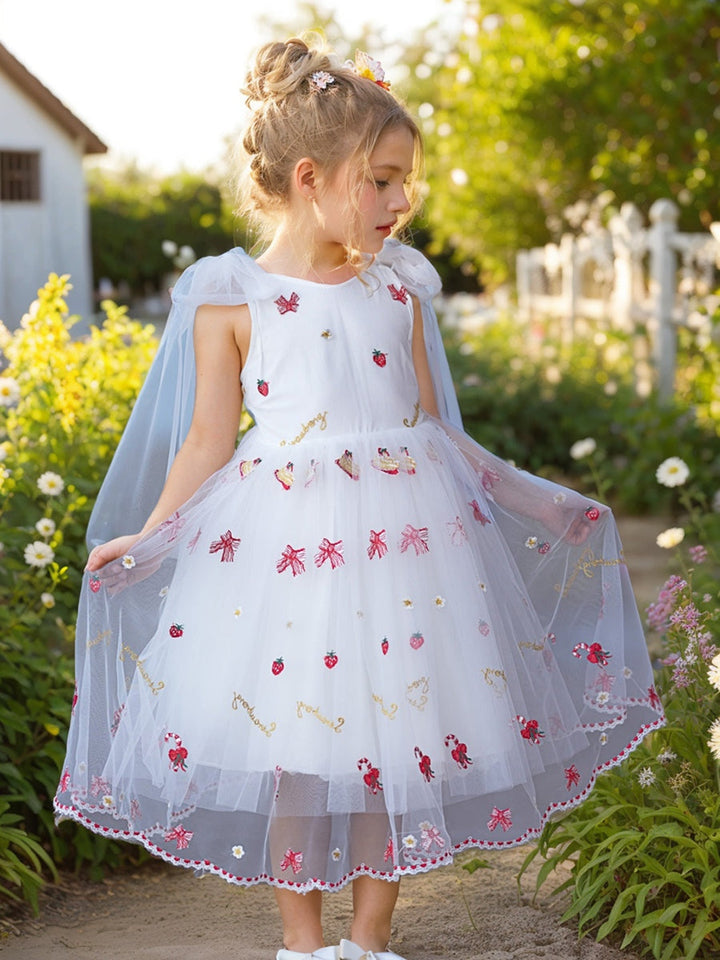 Robe Bébé Fille en Tulle Longueur Genou
