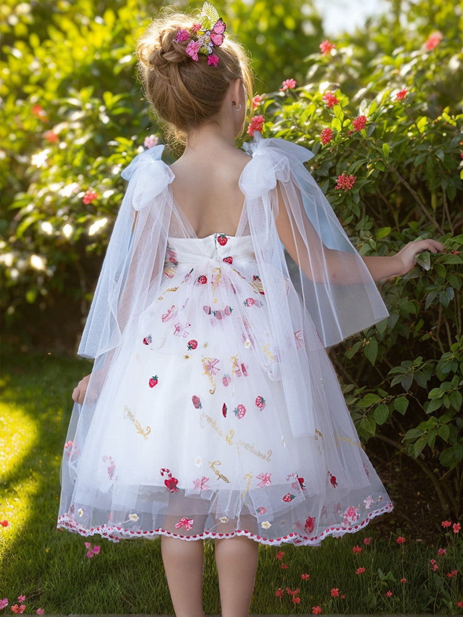 Robe Bébé Fille en Tulle Longueur Genou